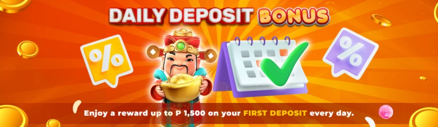 DAILY DEPOSIT BONUS