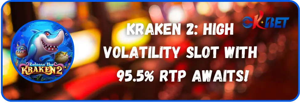 Kraken 2: High Volatility Slot with 95.5% RTP Awaits!