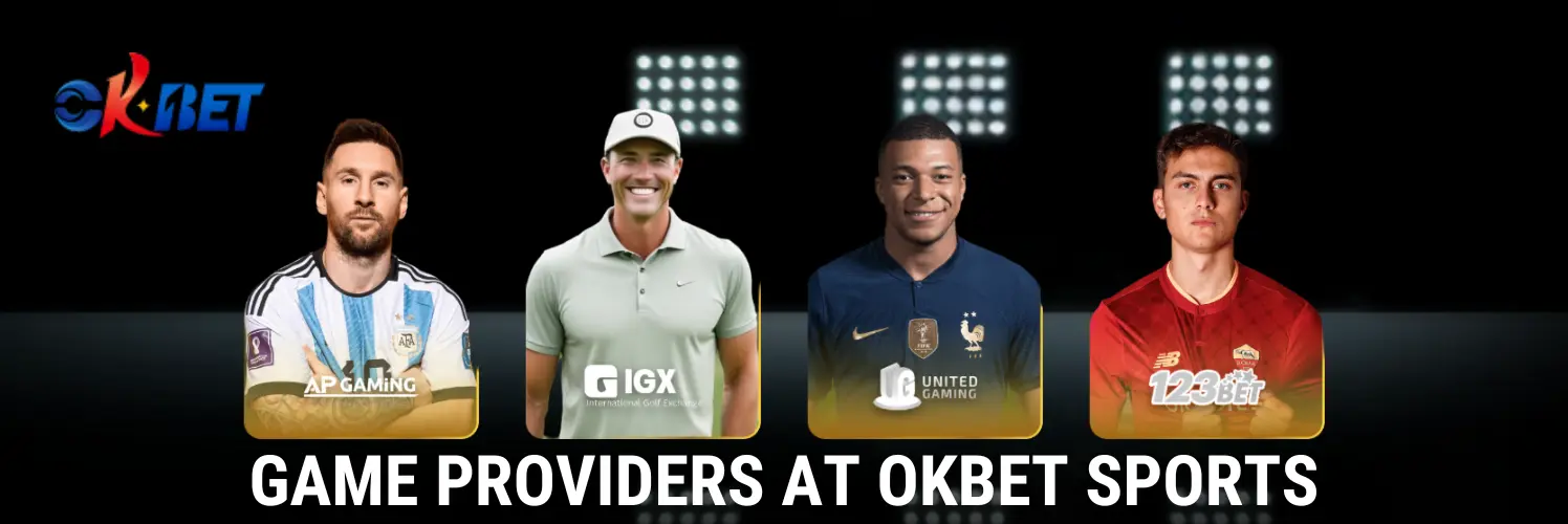 Game Providers at OKbet Sports